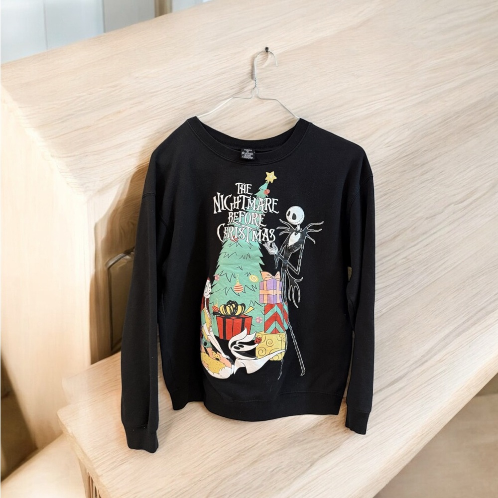 The Nightmare Before Christmas ~ Black Sweatshirt ~ Youth XL